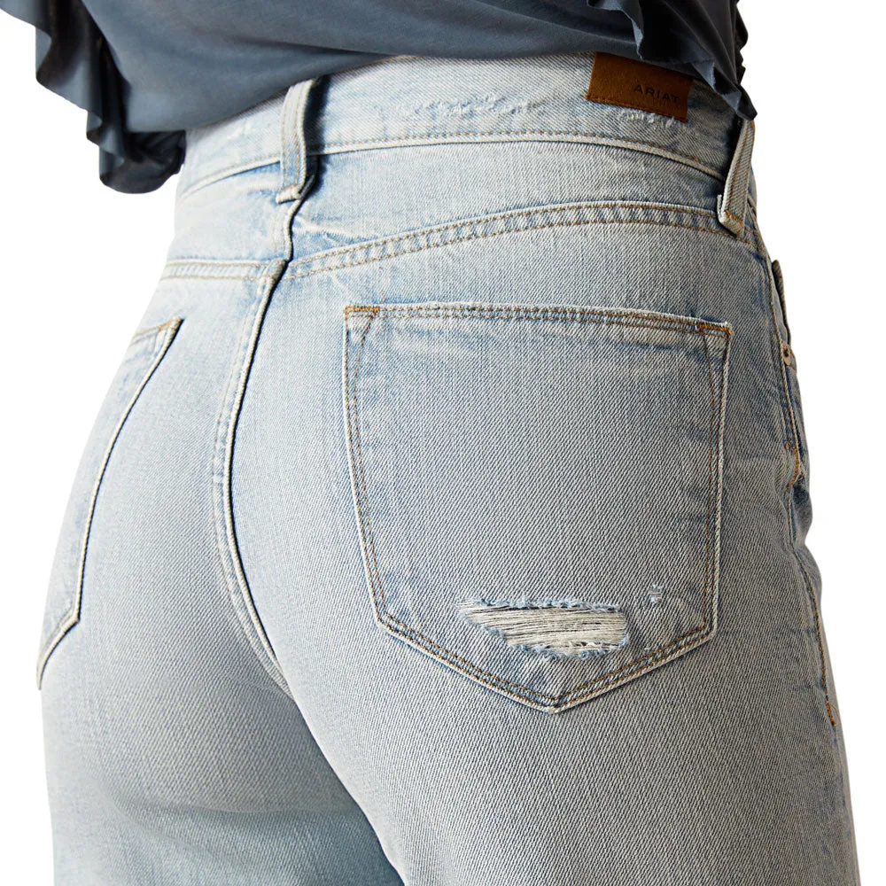 10045187 Ariat Women's Ultra High Rise Tomboy Straight Jean - Mykonos