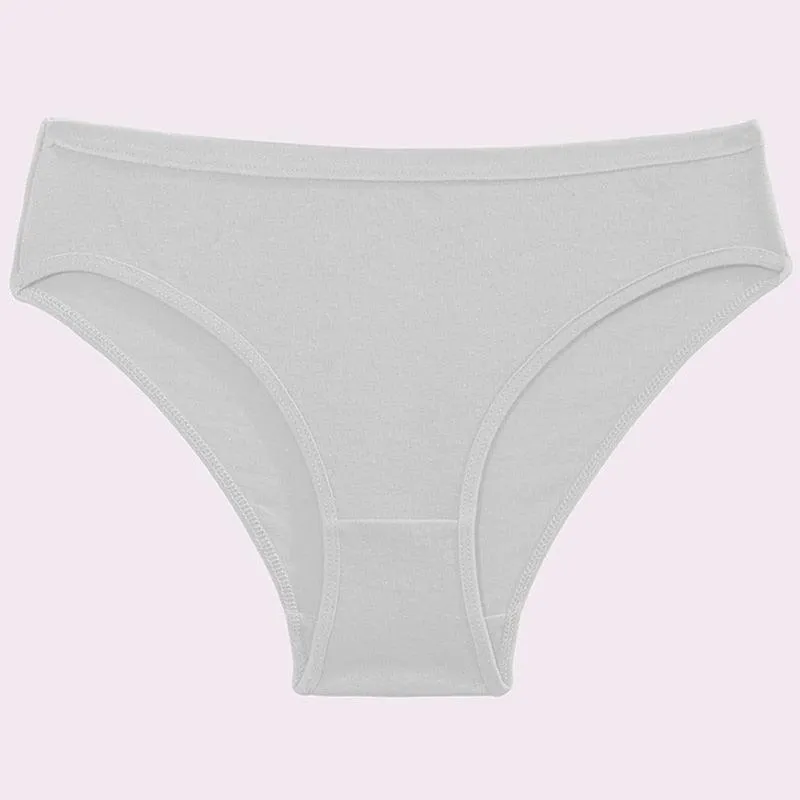 2 Pack Cotton Mix Panties Heart Hollow Out Briefs Low-Waist Underpants Seamless Underwear