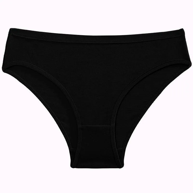 2 Pack Cotton Mix Panties Heart Hollow Out Briefs Low-Waist Underpants Seamless Underwear
