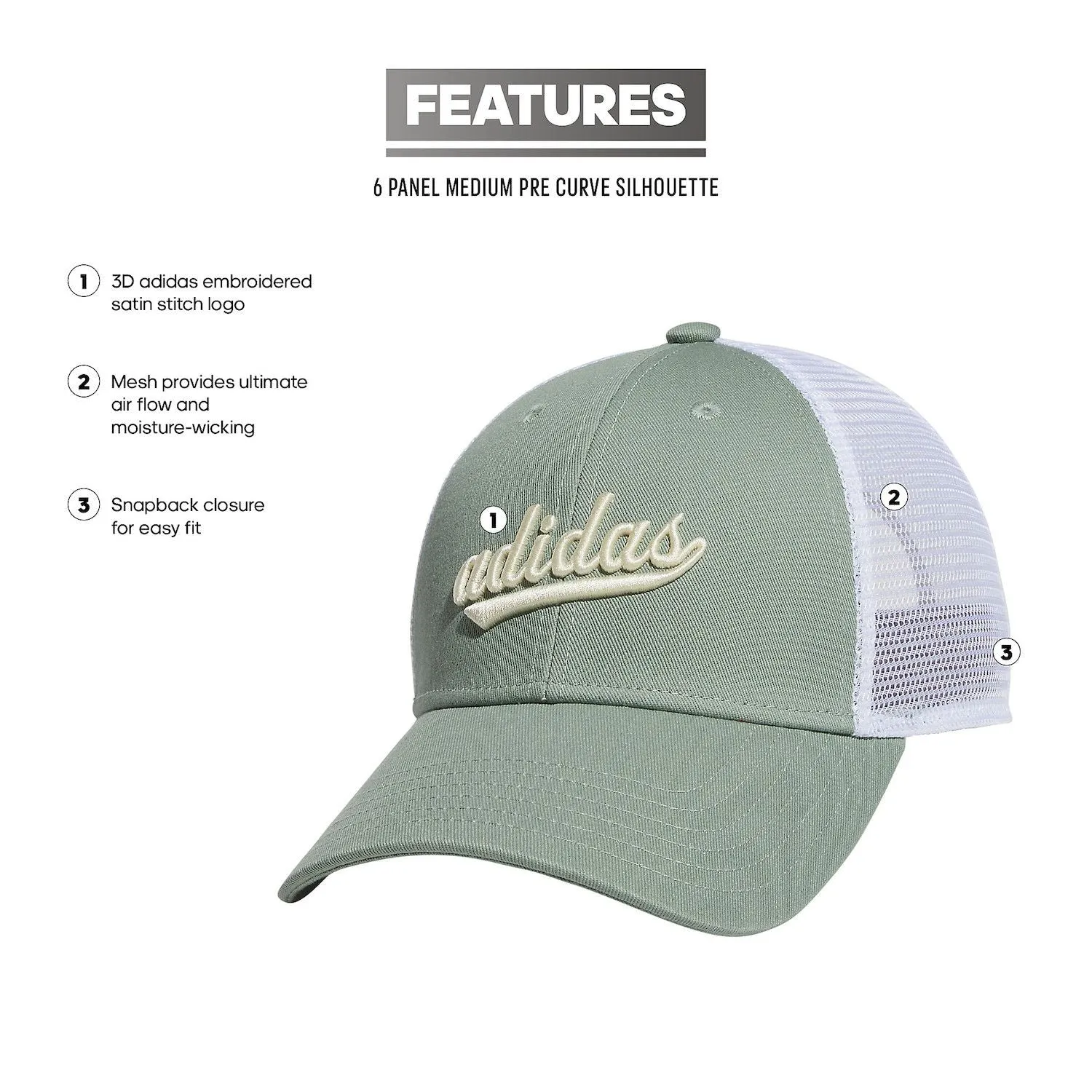 adidas Women's Mesh Trucker Cap adidas