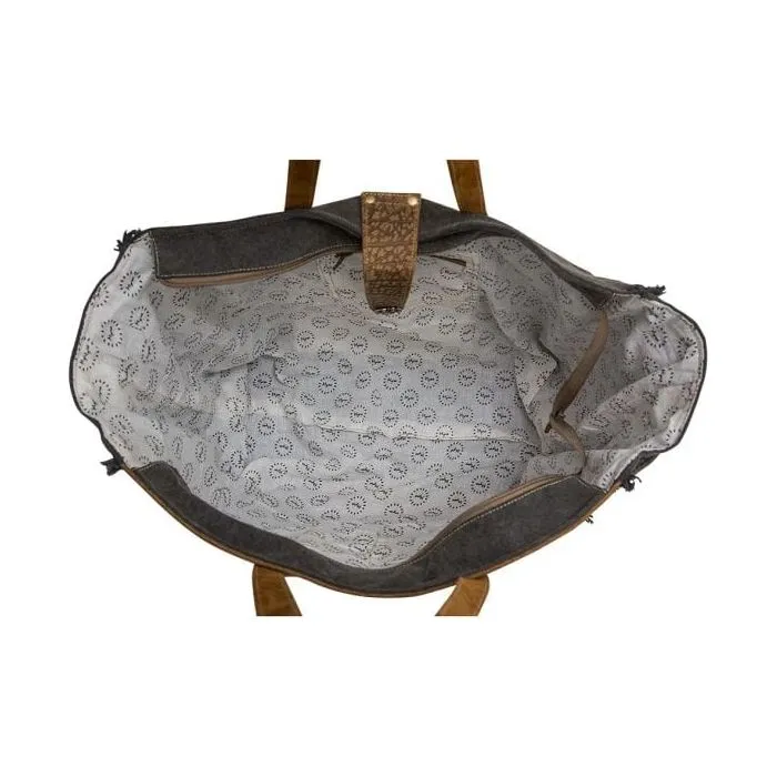 Asher Canvas And Hairon Bag