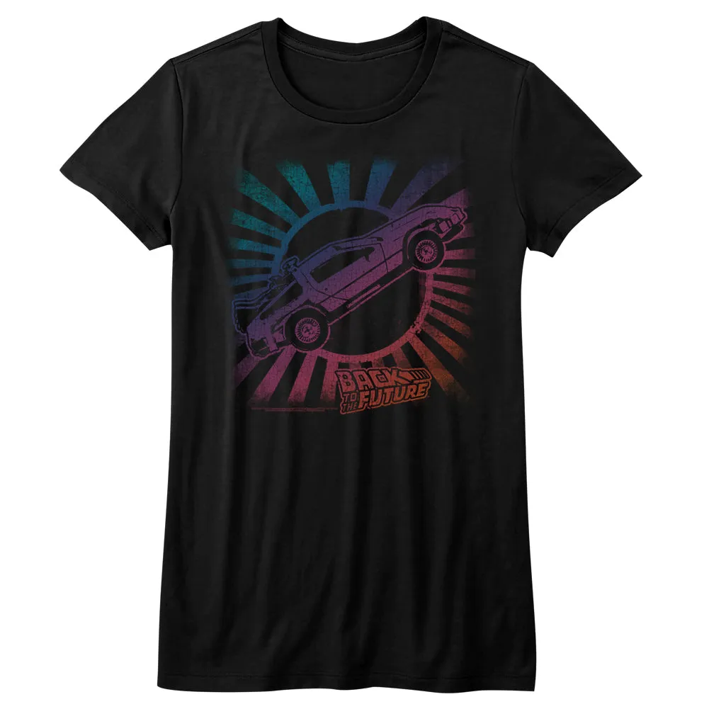 Back To The Future Rainbow Women's T-Shirt
