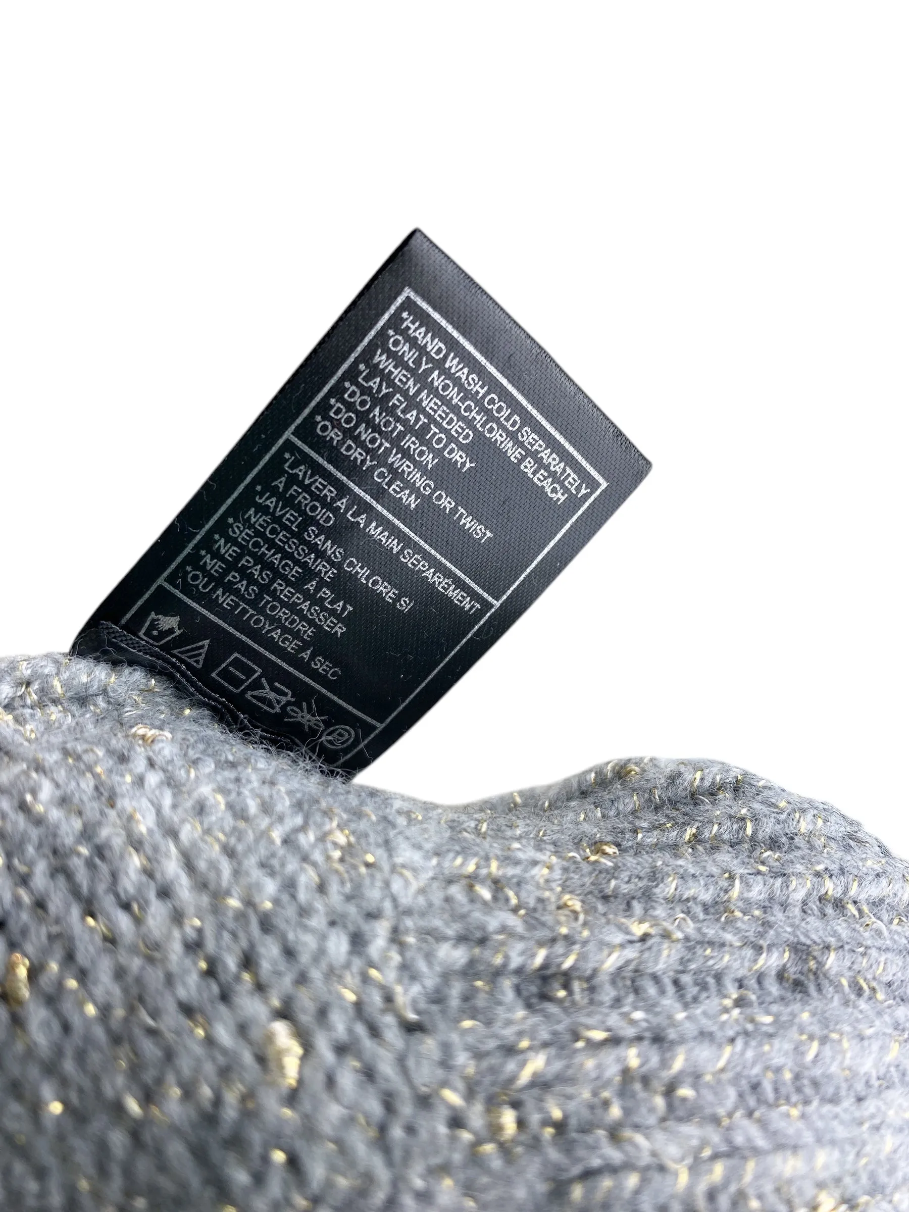 BB Dakota Steve Madden Women's Sparkle Cozy Cardigan Sweater Heather Grey Size S
