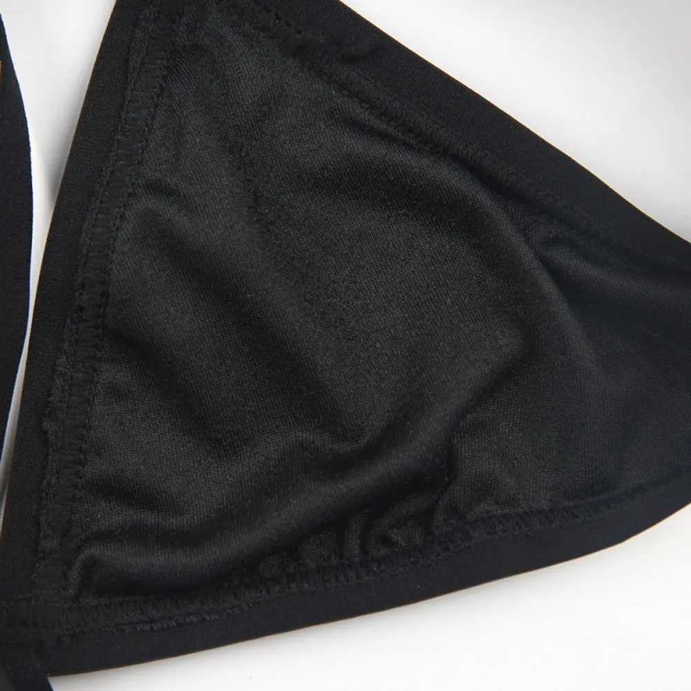 Black Bralette | 3/4 cup | Cross Straps