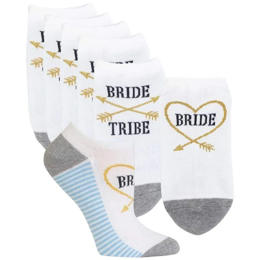 Bride Tribe 6 pair Women's Ankle Socks