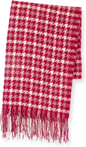 CALVIN & OLIVIA Women's Fall Winter Scarf Thick Classic Plaid Scarf Wrap Warmth Soft Oversized Cashmere Feel Scarves