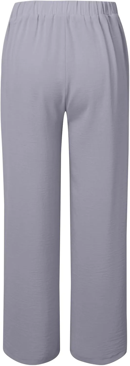 Cargo Pants for Women Women High Waist Casual Work Business Casual High Waisted Dressy Pants Flowy Trousers Office