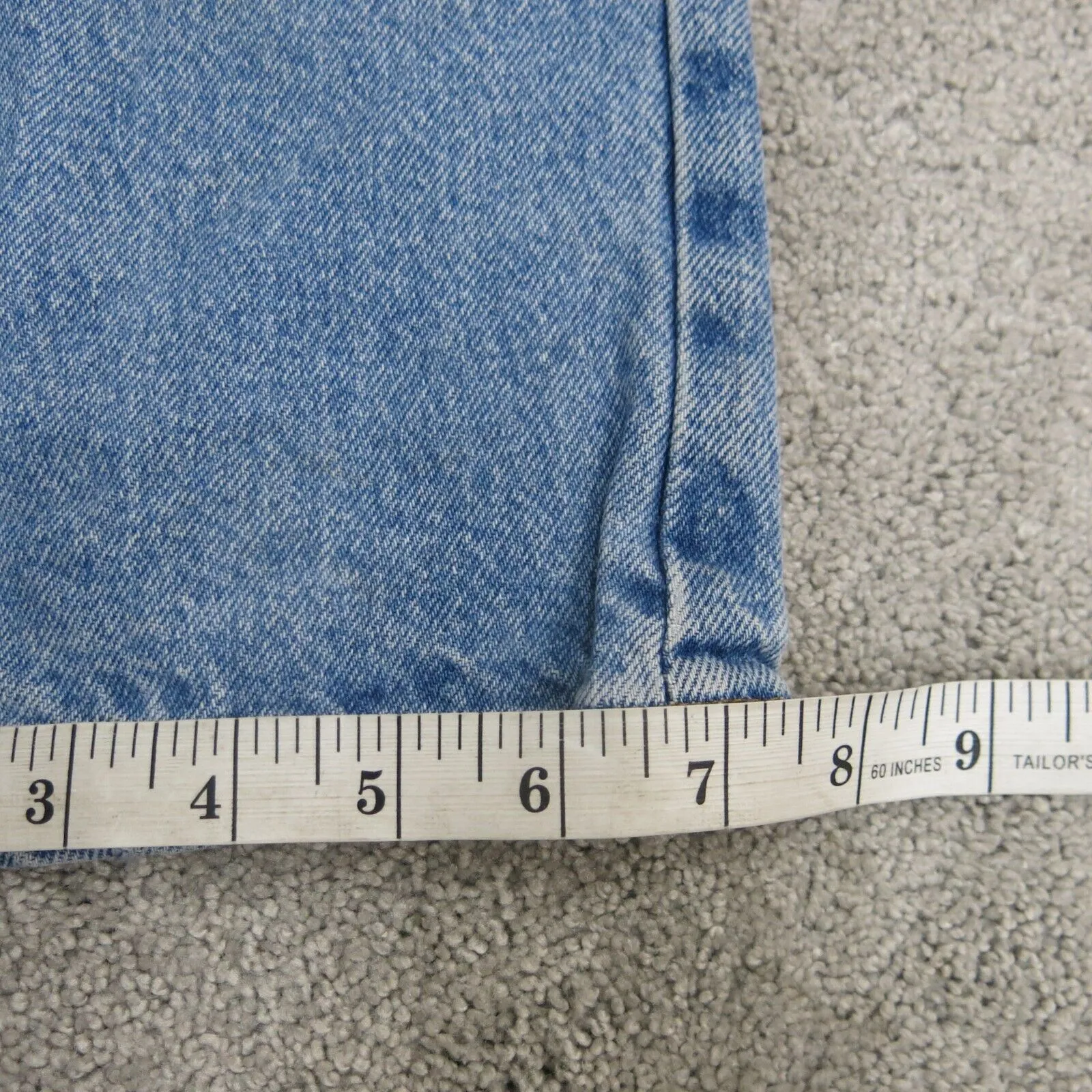 Carhartt Jeans Mens W33XL32 Blue Denim Straight Leg 100% Cotton Casual Pockets