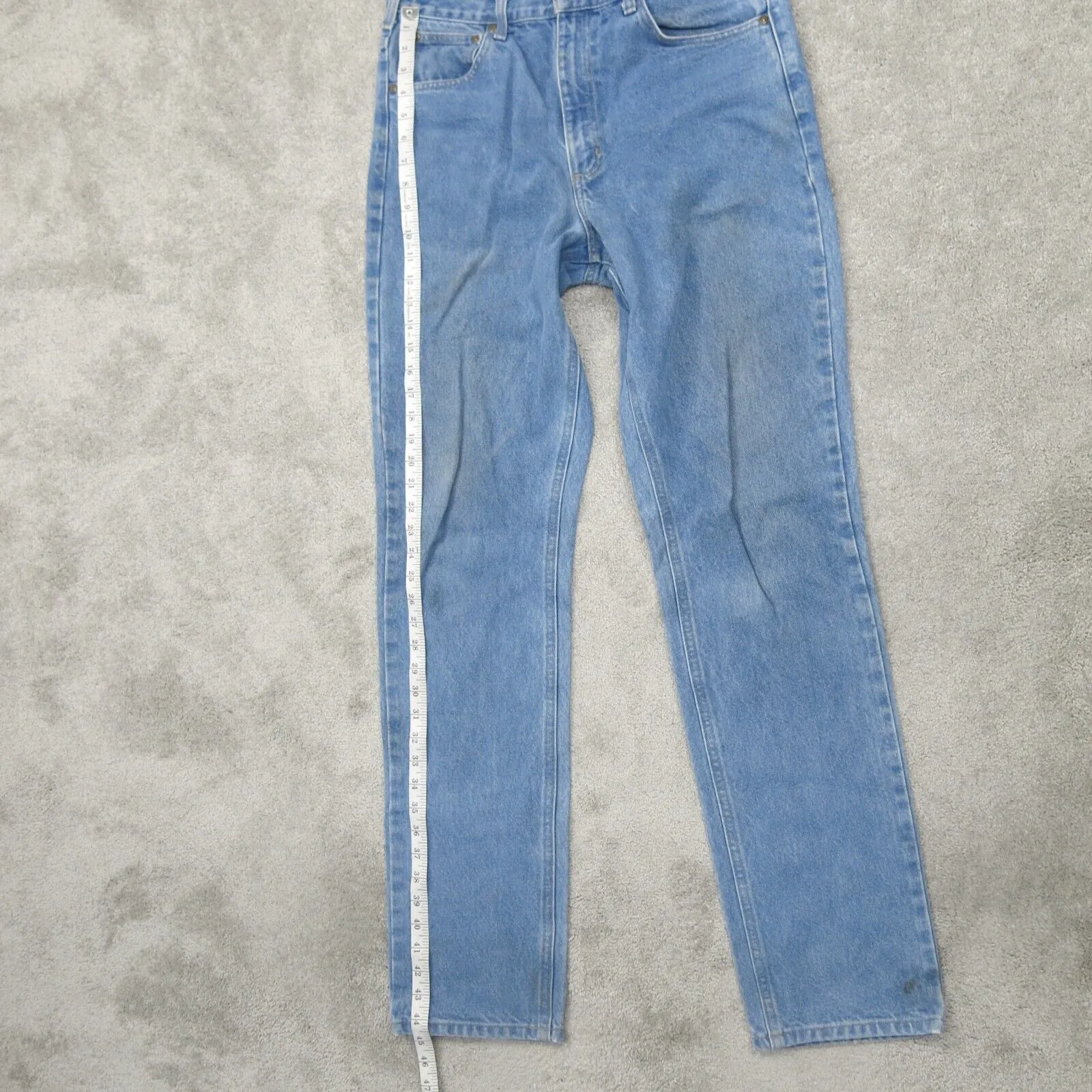 Carhartt Men Straight Leg Jeans Traditional Fit High Rise Cotton Blue SZ W33XL36