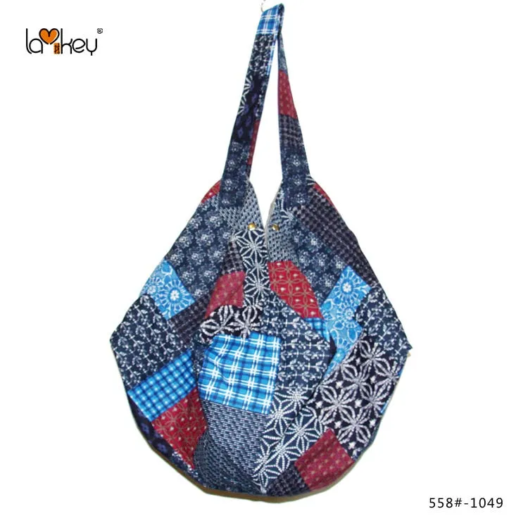 Christmas Gift Hippy Hippie Bohemian Canvas Bags For Women Sling Shoulder Crossbody Clutch Bag Basket Female Vintage Cotton Women's Handbags