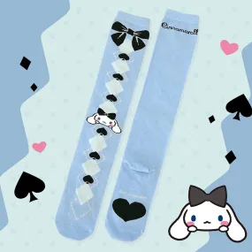 Cinnamoroll Alice Pattern Over Knee Socks