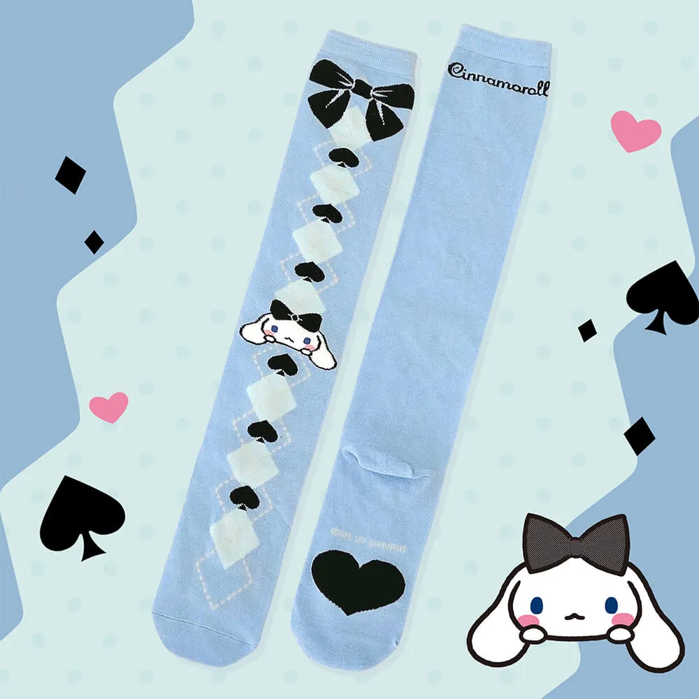 Cinnamoroll Alice Pattern Over Knee Socks