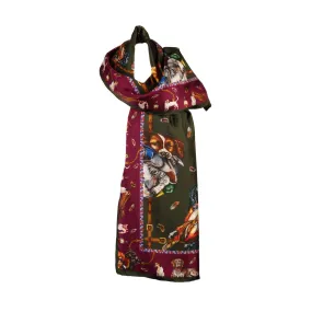 Clare Haggas Classic Dog Silk Scarf