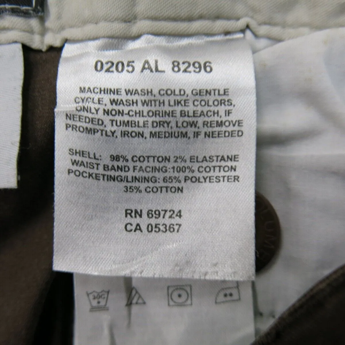 Columbia Womens Jegging Jeans Wide Leg High Rise Pockets Brown Size 8