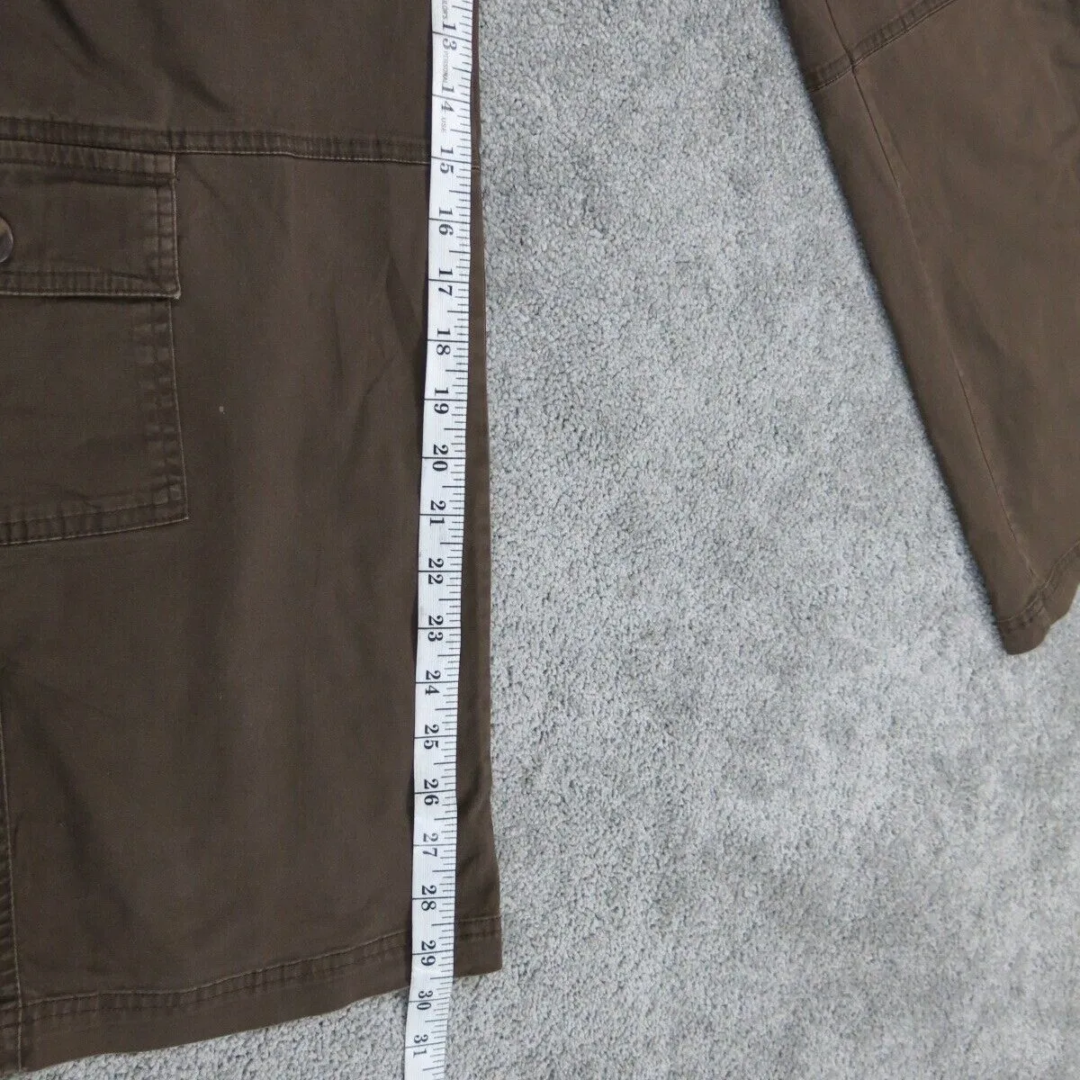 Columbia Womens Jegging Jeans Wide Leg High Rise Pockets Brown Size 8