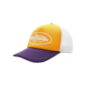 Corteiz Alcatraz Trucker Cap Yellow/Purple