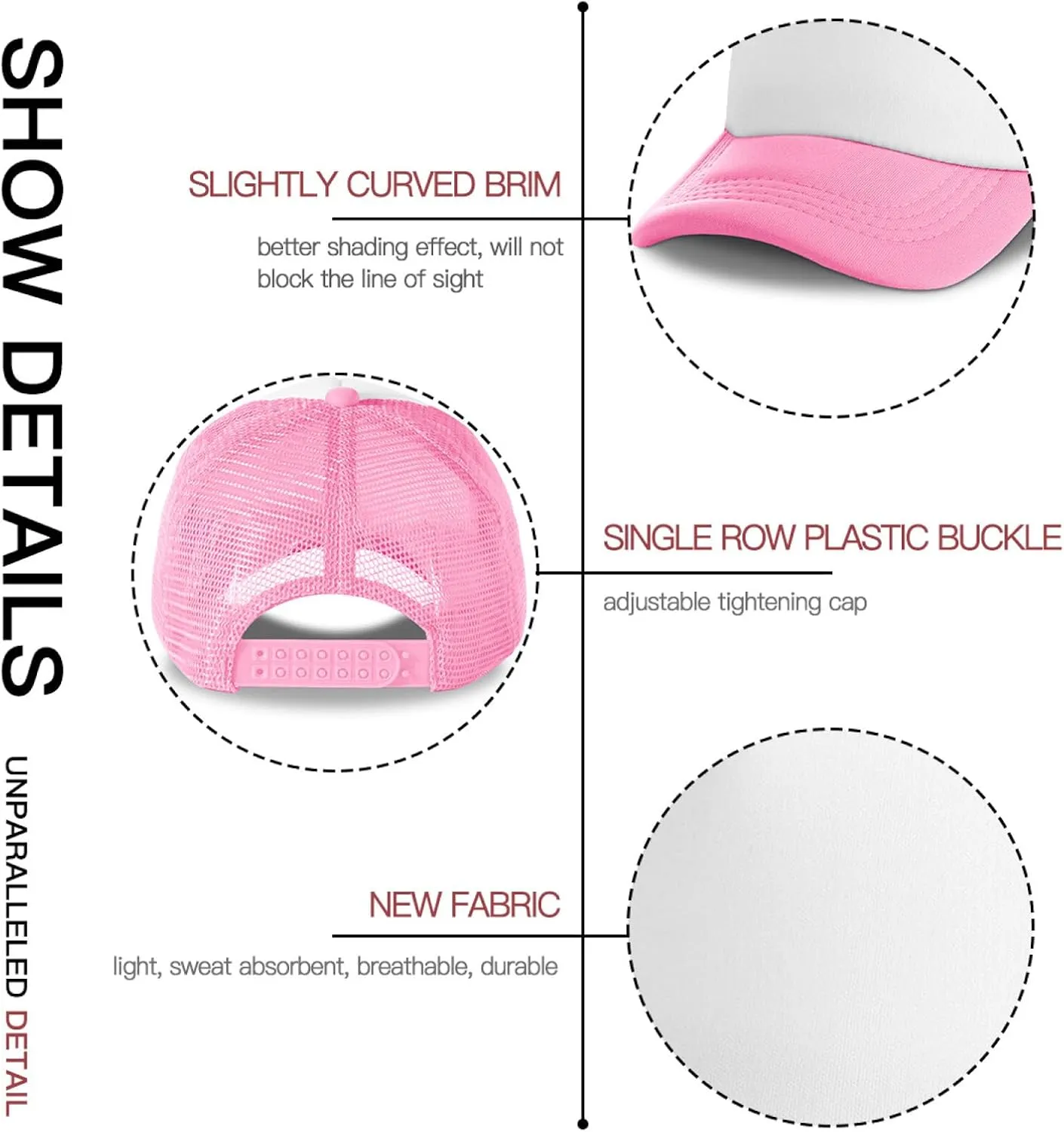 Custom Hat Customize Your Text Custom Logo Hat Adjustable Baseball Caps Fashion Custom Trucker Hat Unisex Aldult