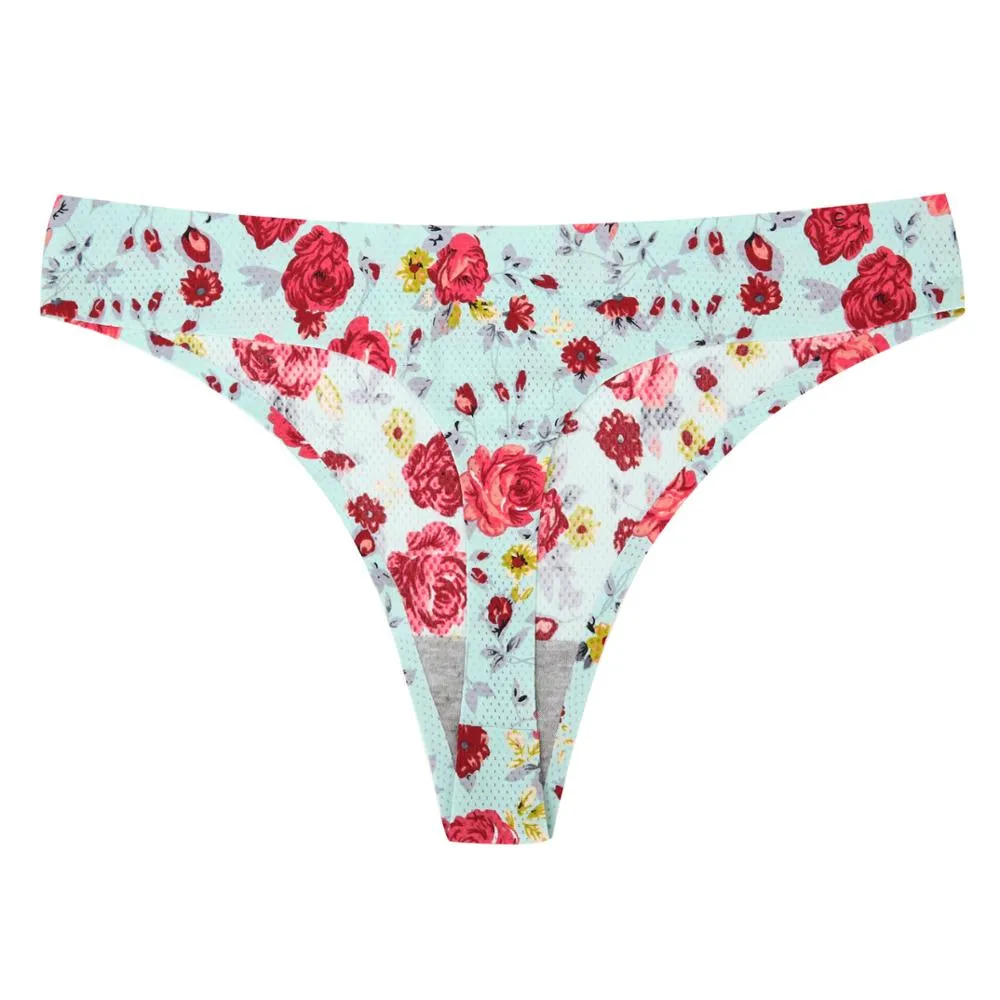 Cute Flowery Thongs