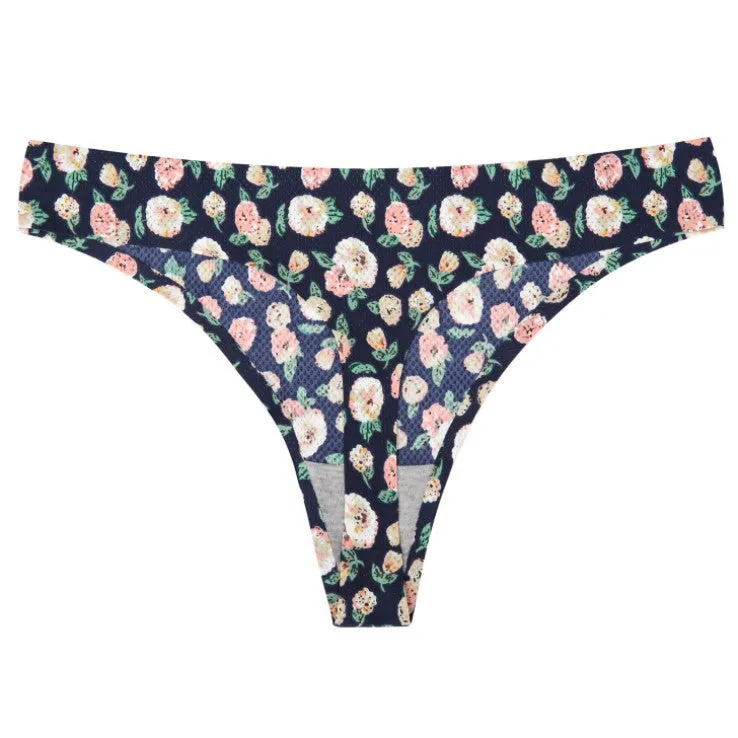 Cute Flowery Thongs