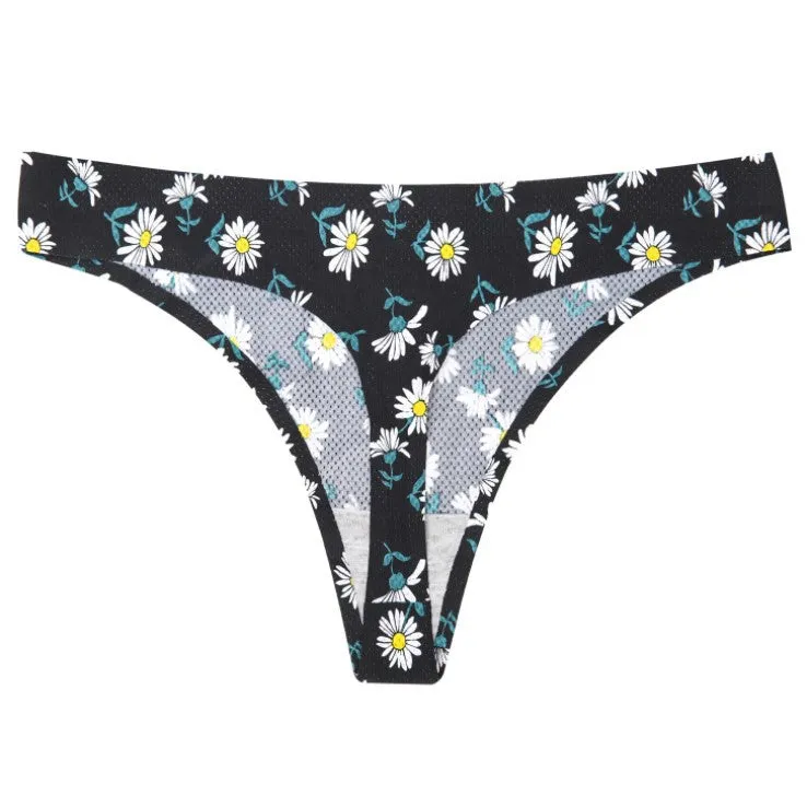 Cute Flowery Thongs