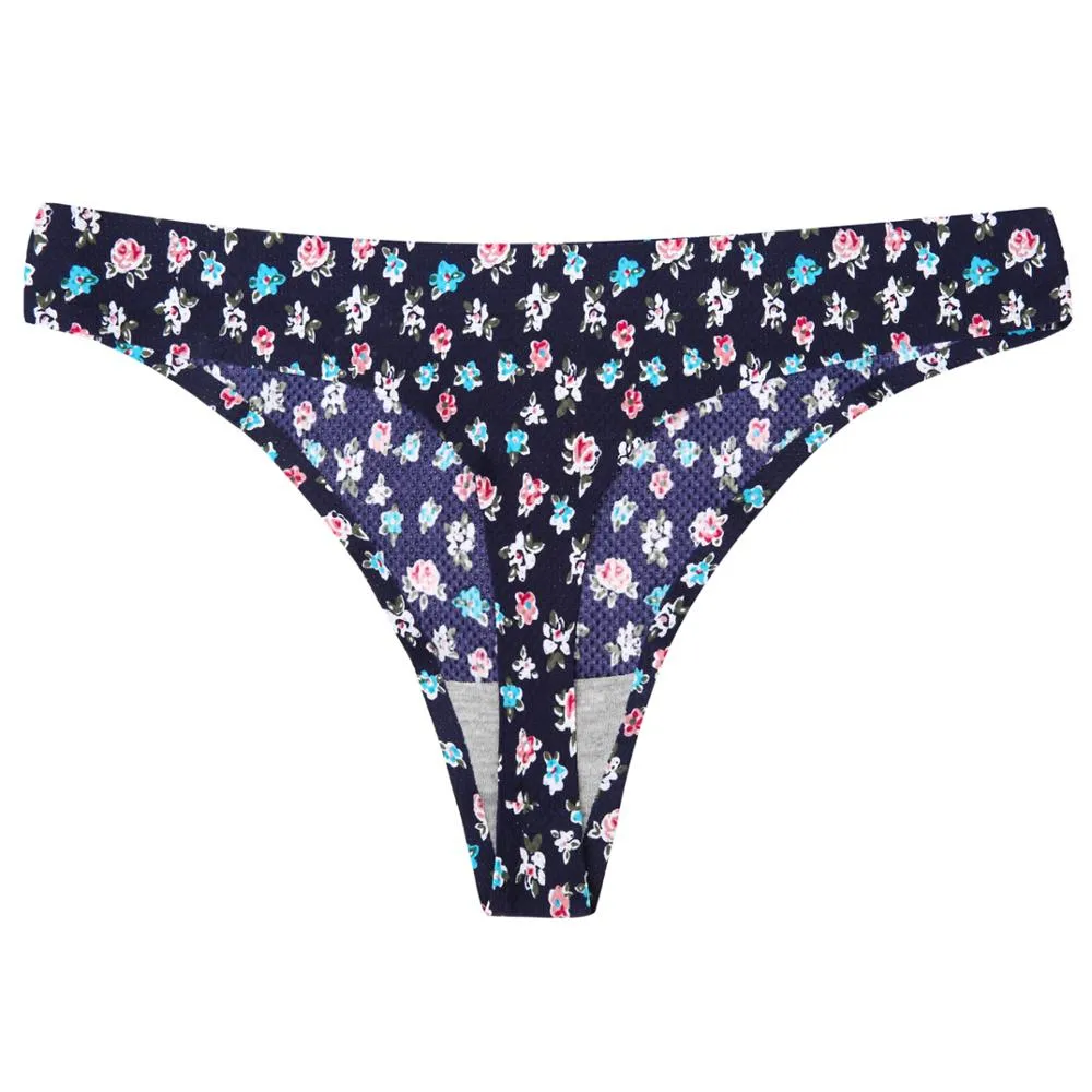 Cute Flowery Thongs