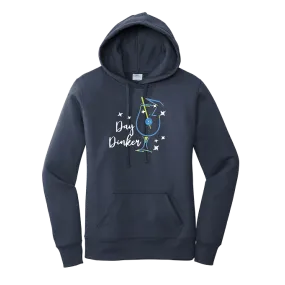 Day Dinker Pickleball Olive | Women’s Fitted Hoodie Pickleball Sweatshirt | 50% Cotton 50% Poly Fleece