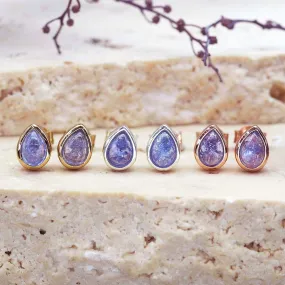 December Birthstone Earrings - Tanzanite