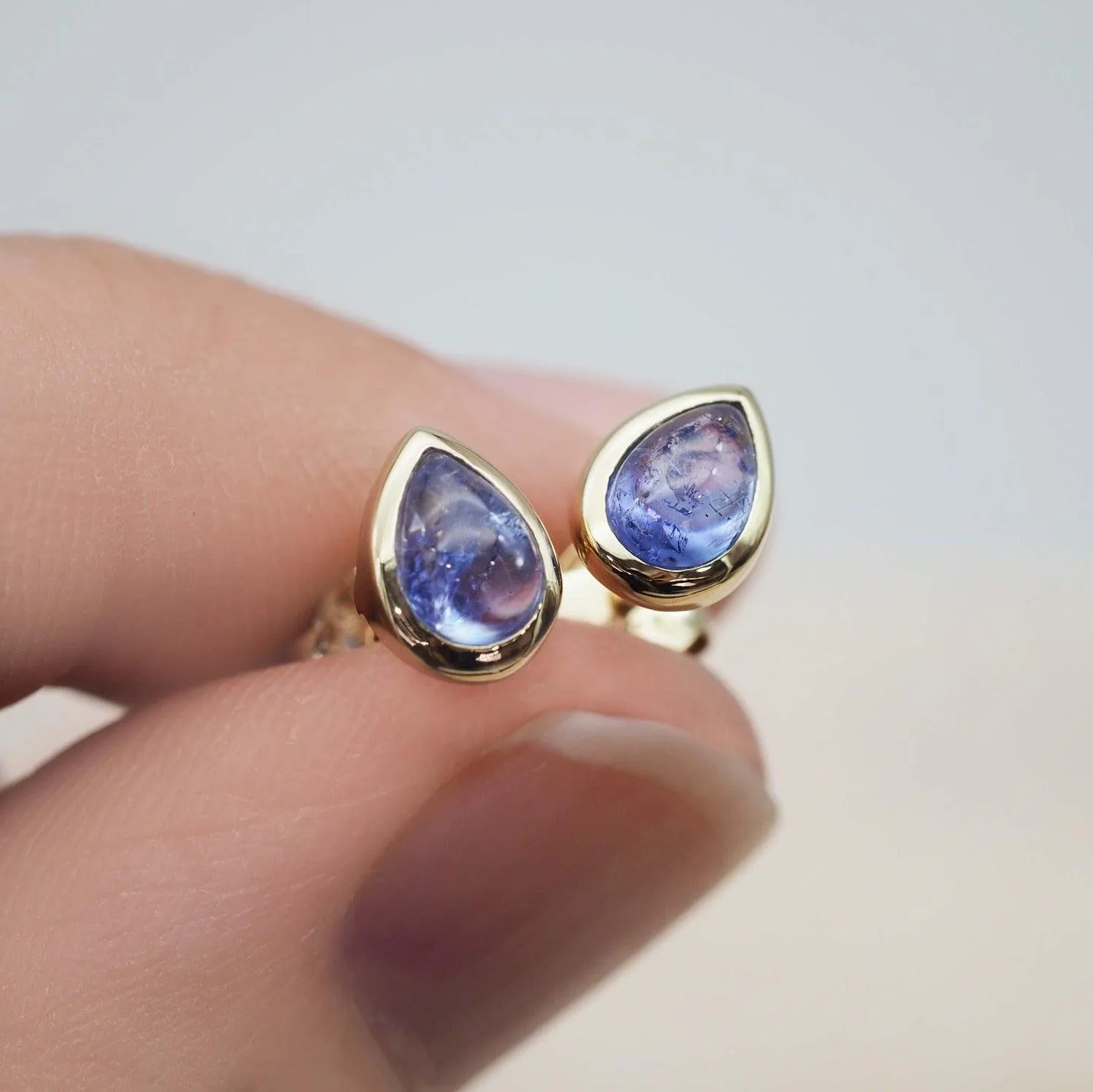 December Birthstone Earrings - Tanzanite