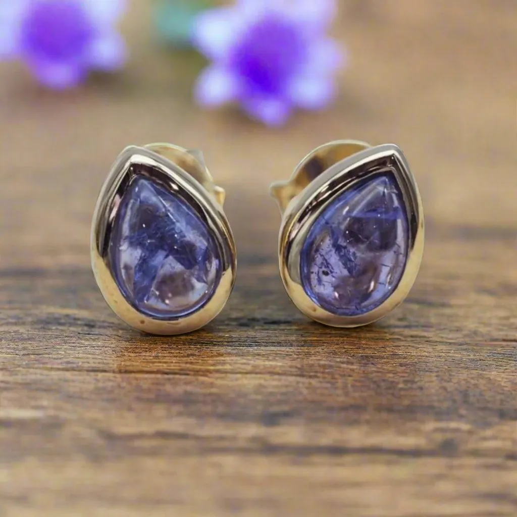 December Birthstone Earrings - Tanzanite