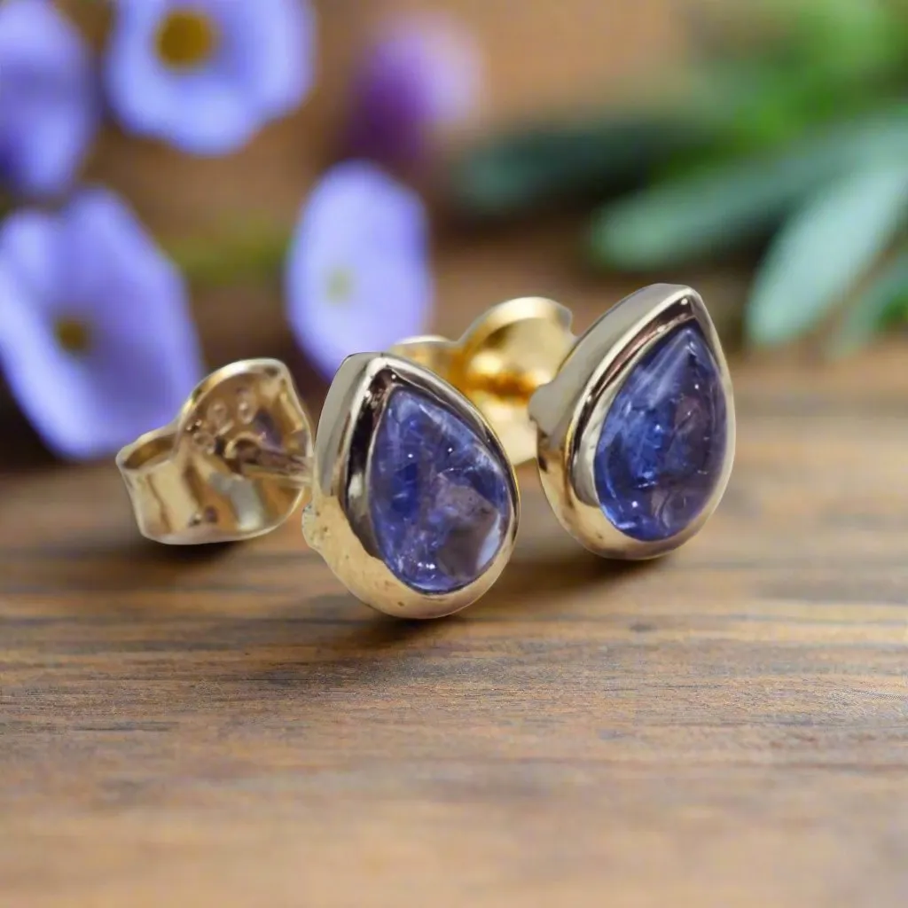 December Birthstone Earrings - Tanzanite