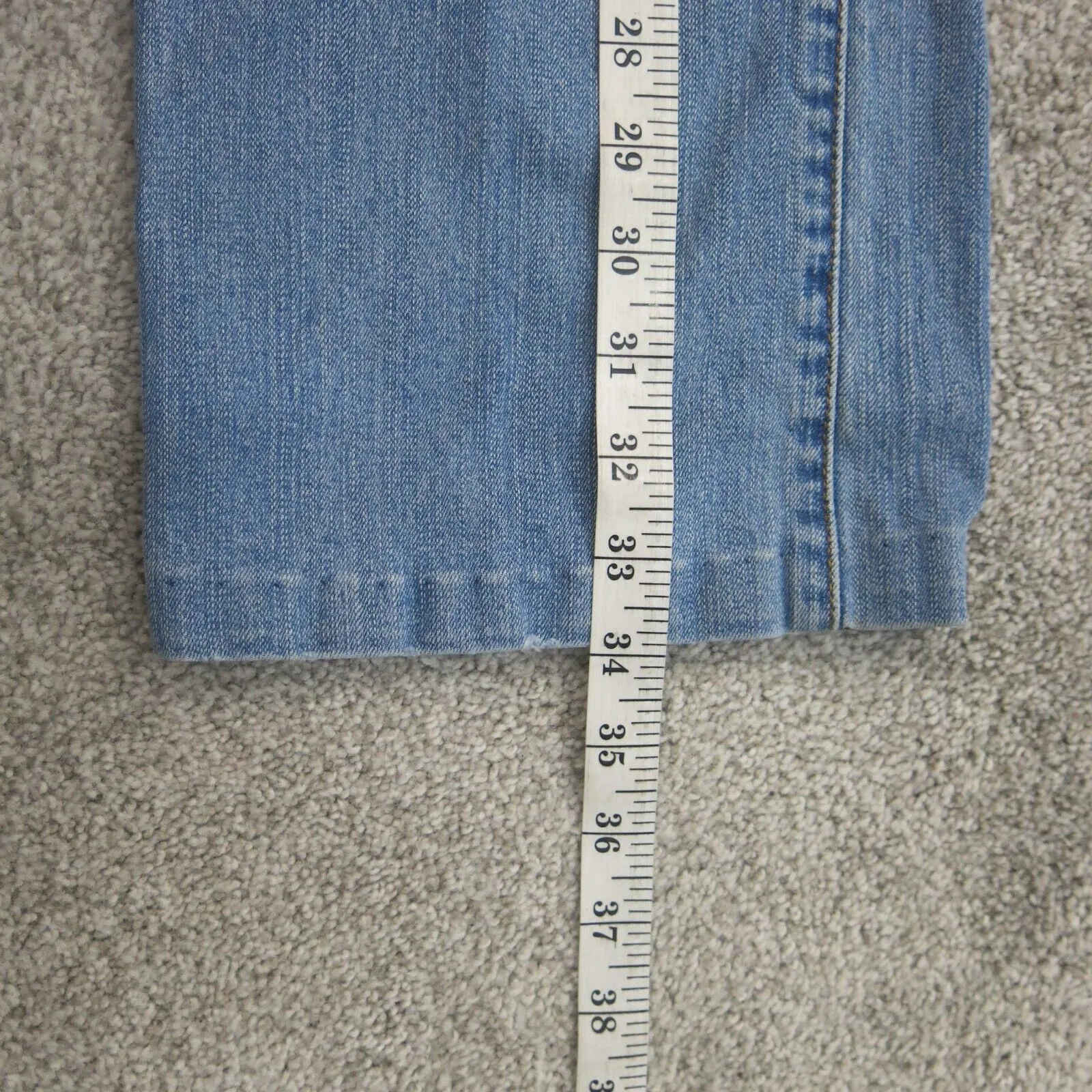 Denizen From Levis Women Jeans Boot Cut Leg Cotton Mid Rise Blue Size 12 Medium