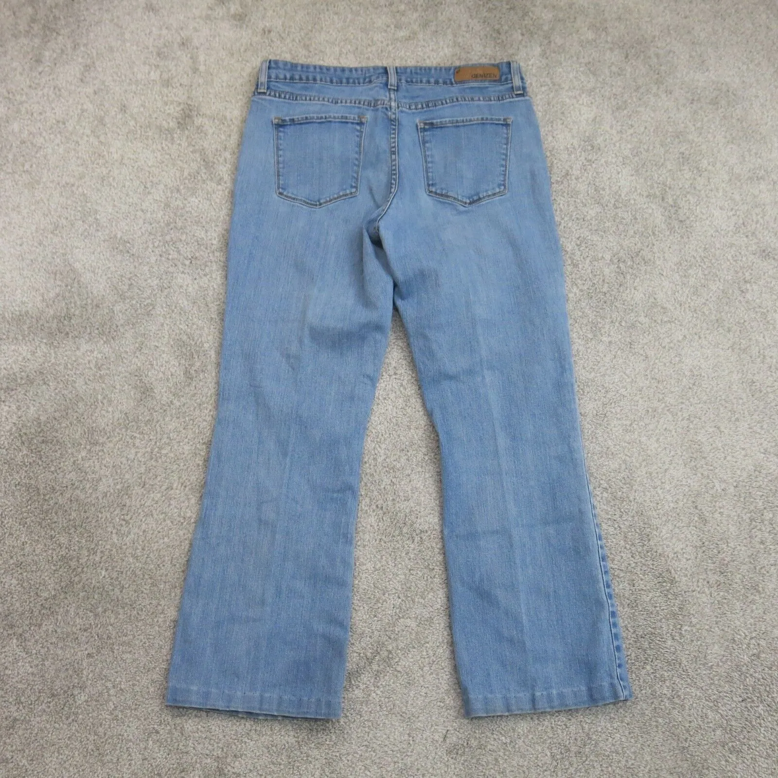 Denizen From Levis Women Jeans Boot Cut Leg Cotton Mid Rise Blue Size 12 Medium