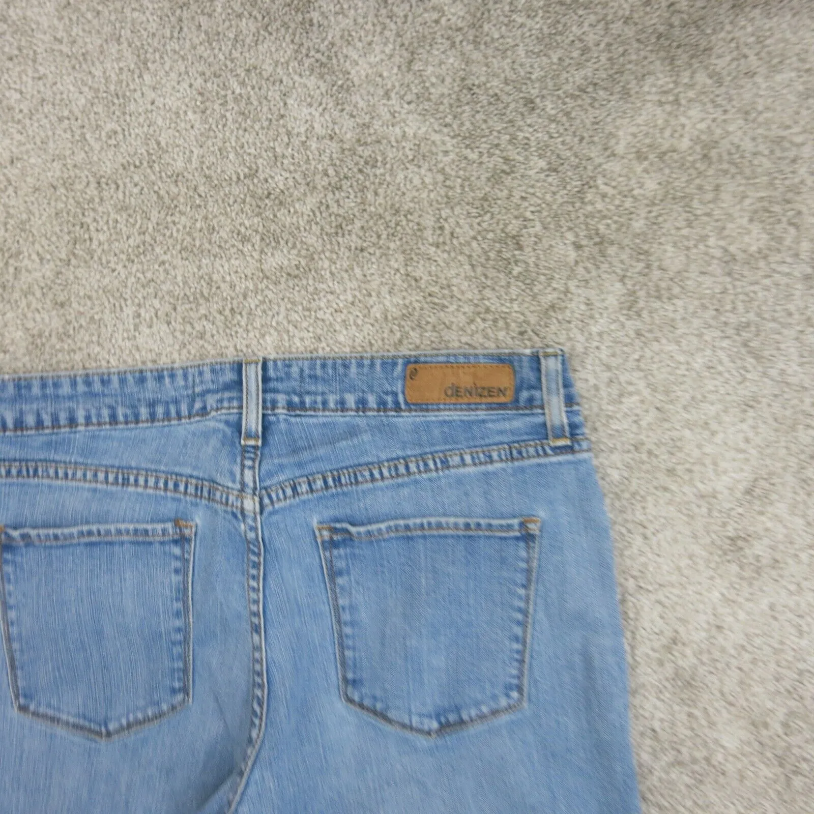 Denizen From Levis Women Jeans Boot Cut Leg Cotton Mid Rise Blue Size 12 Medium