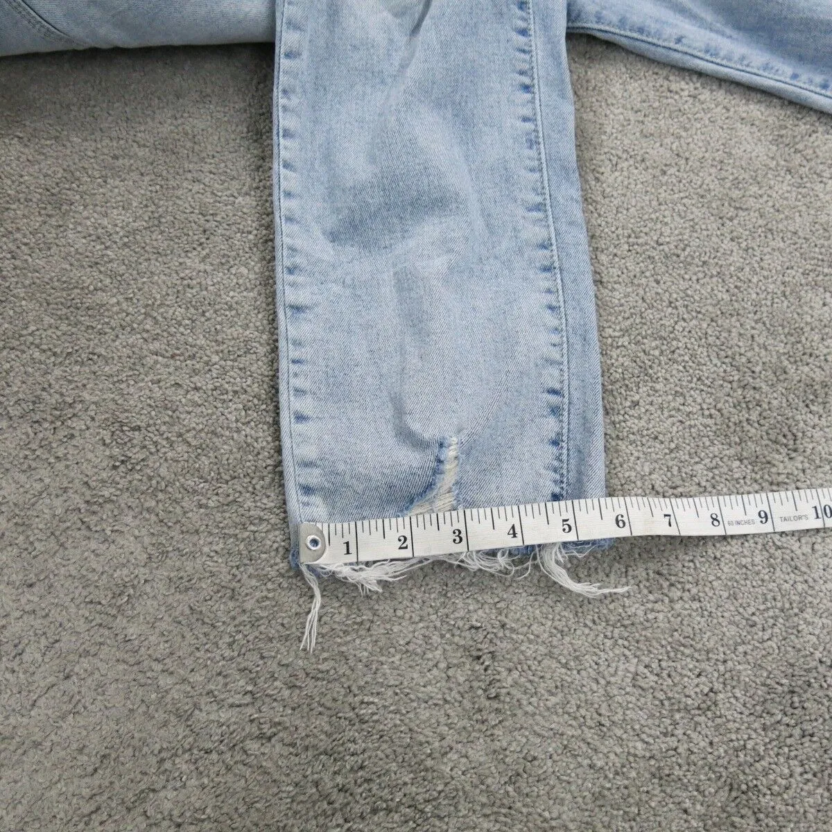 Denizen From Levis Womens Jeans Slim Ankle Distressed High Rise Blue Size 4-W27