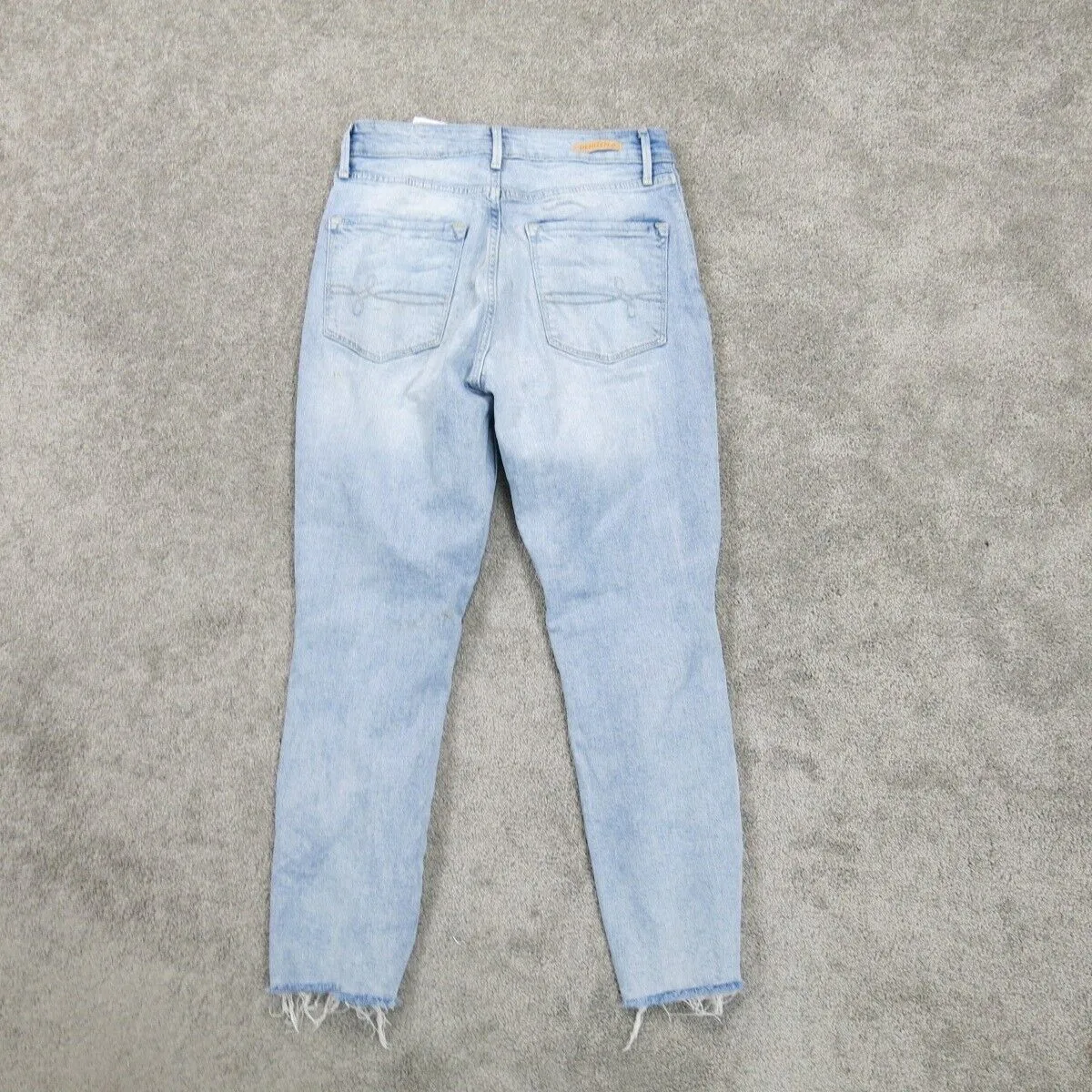 Denizen From Levis Womens Jeans Slim Ankle Distressed High Rise Blue Size 4-W27
