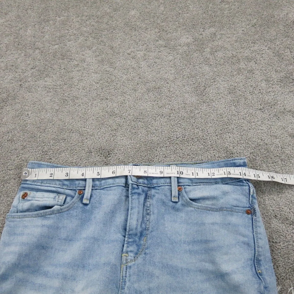 Denizen From Levis Womens Jeans Slim Ankle Distressed High Rise Blue Size 4-W27