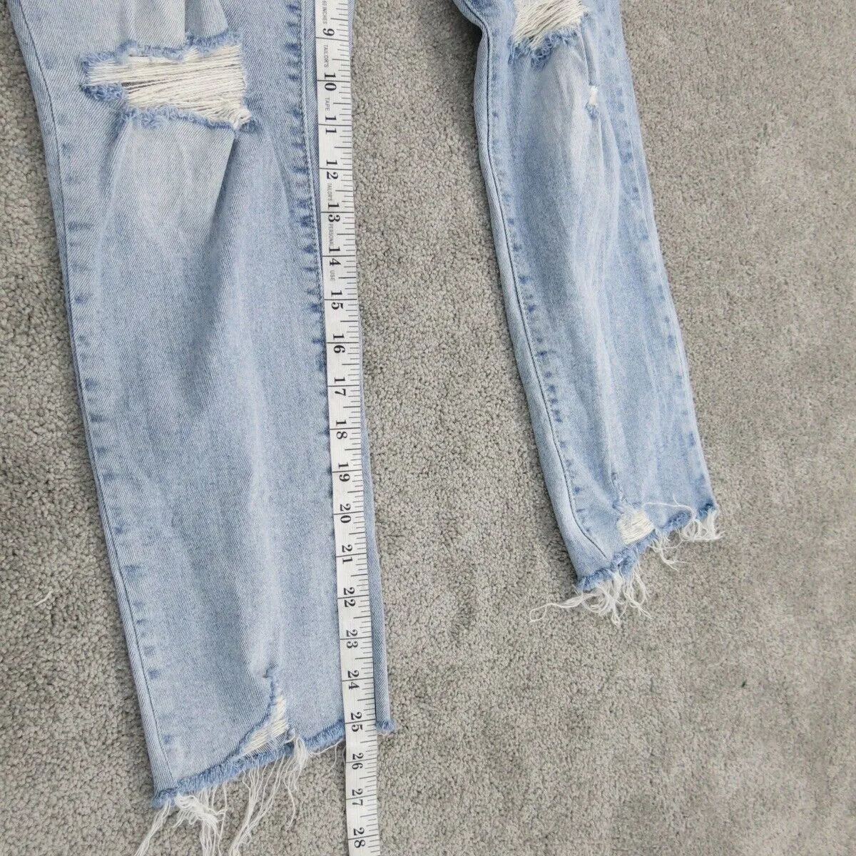 Denizen From Levis Womens Jeans Slim Ankle Distressed High Rise Blue Size 4-W27
