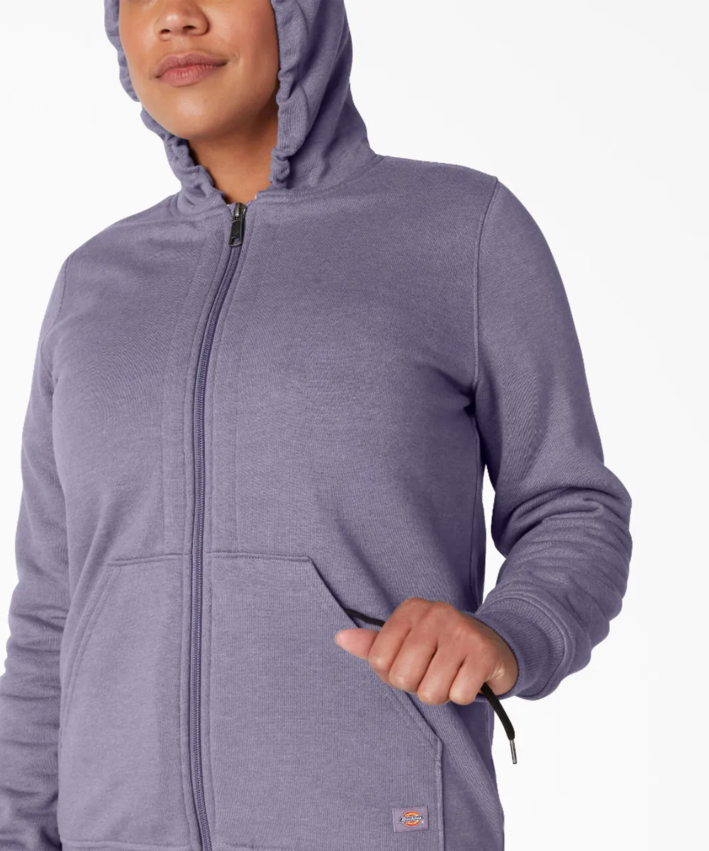 Dickies Women's Fleece Lined Hooded Sweatshirt - Blue Violet