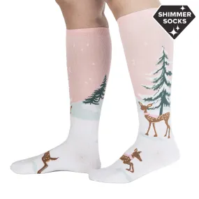 Doe-nt Forget Your Scarf Women's Knee High Socks-