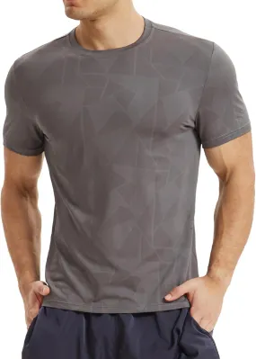 Dry Fit Shirts for Men Lightweight Athletic Shirts Short Sleeve Moisture Wicking Running Workout Gym Shirts
