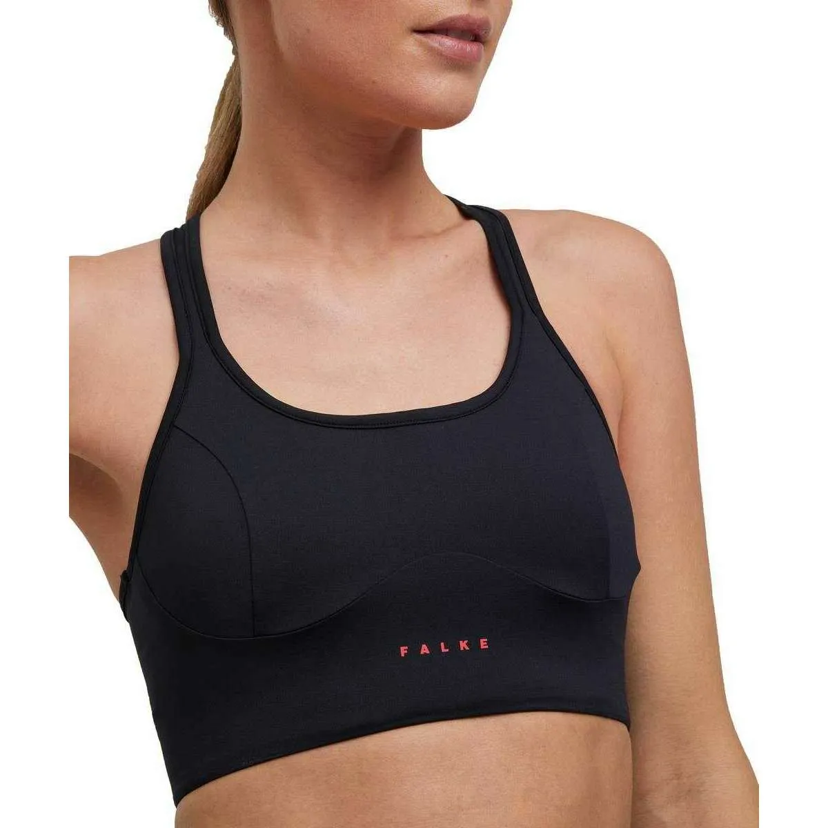 Falke Core Max Racer Back Sports Bra - Black