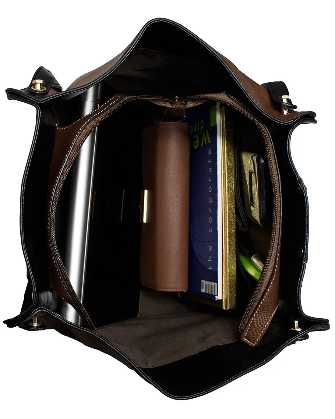 Fino H6958 B030-765 Faux Leather Handbag & Purse