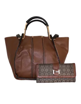 Fino H6958 B030-765 Faux Leather Handbag & Purse