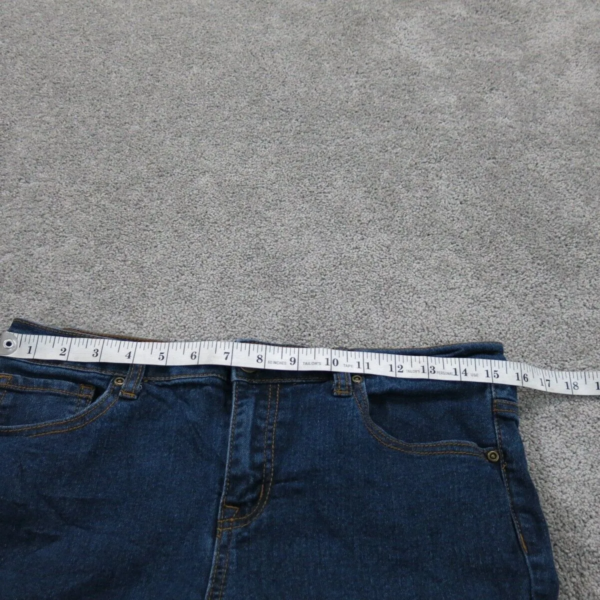 Forever 21 Womens Jeans Ankle Skinny Leg Denim Mid Rise Pockets Blue Size 29