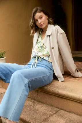 Freya Crop Trench - Canvas PREORDER MID MARCH