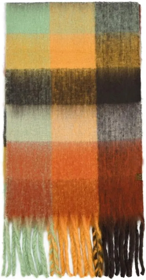 Funky Junque Luxury Cashmere Feel Winter Scarf - Soft Warm Knit Shawl - Mother's Day Gift - for Women - Multiple Patterns