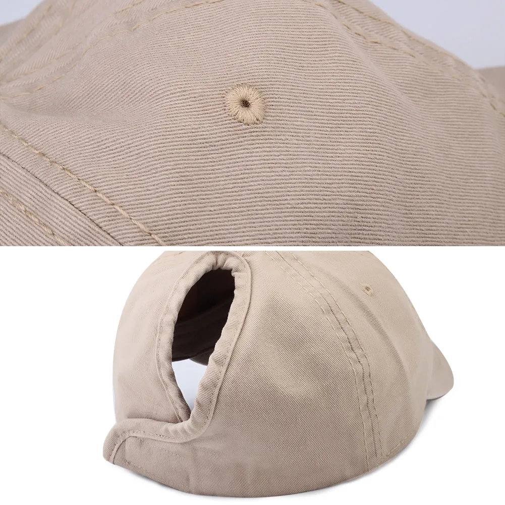 FURTALK Summer Couple Ponytail Baseball Cap Drop Shipping SH049