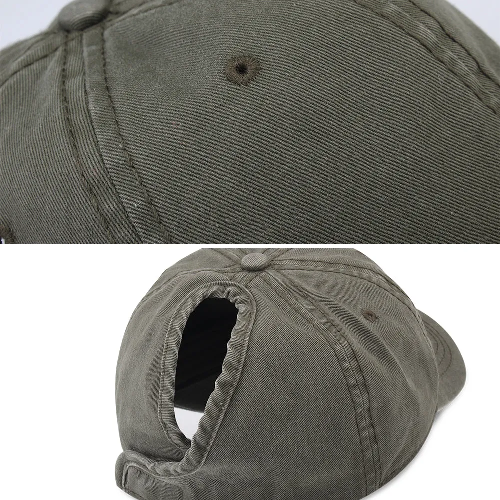 FURTALK Summer Couple Ponytail Baseball Cap Drop Shipping SH049