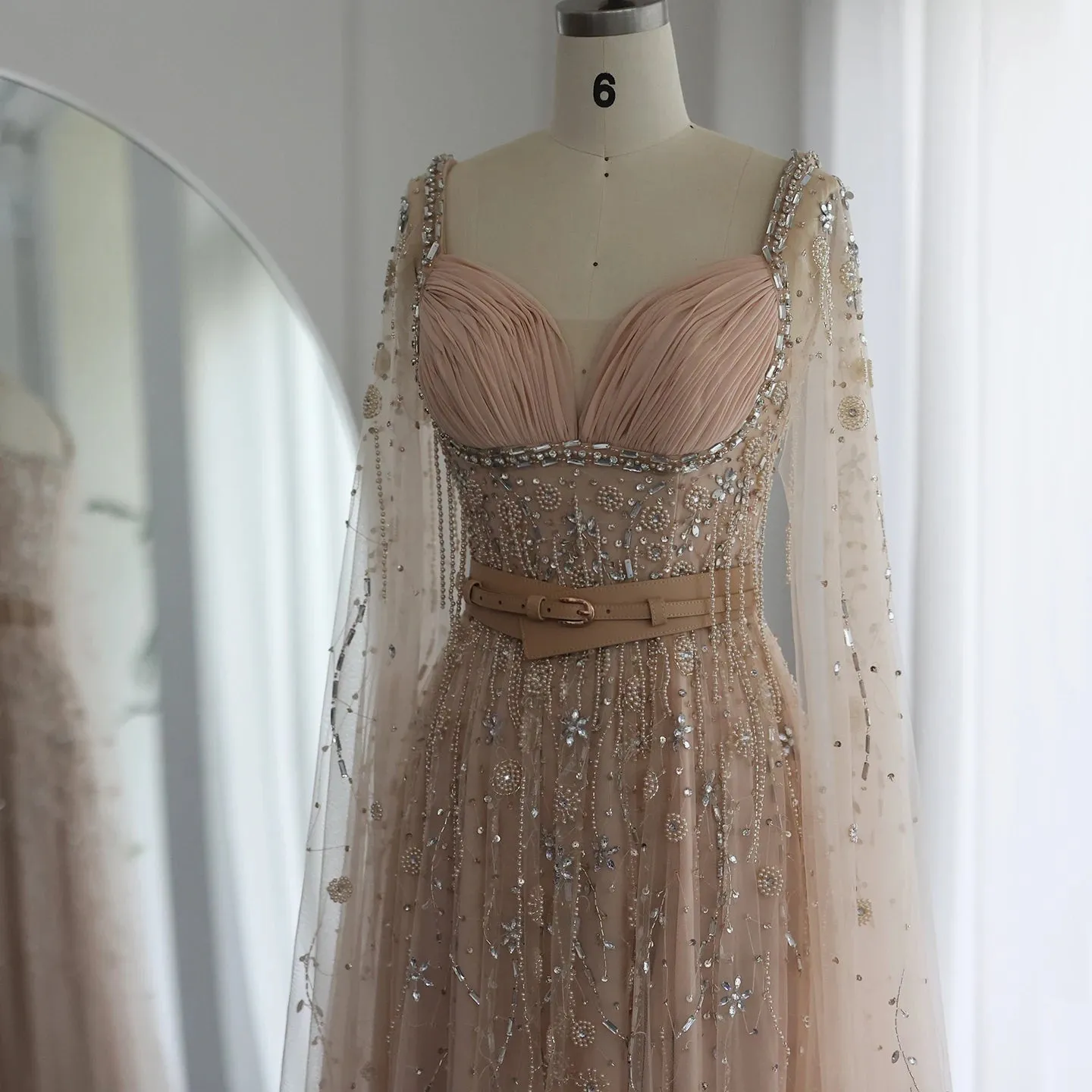 High Slit Arabian Party Gown