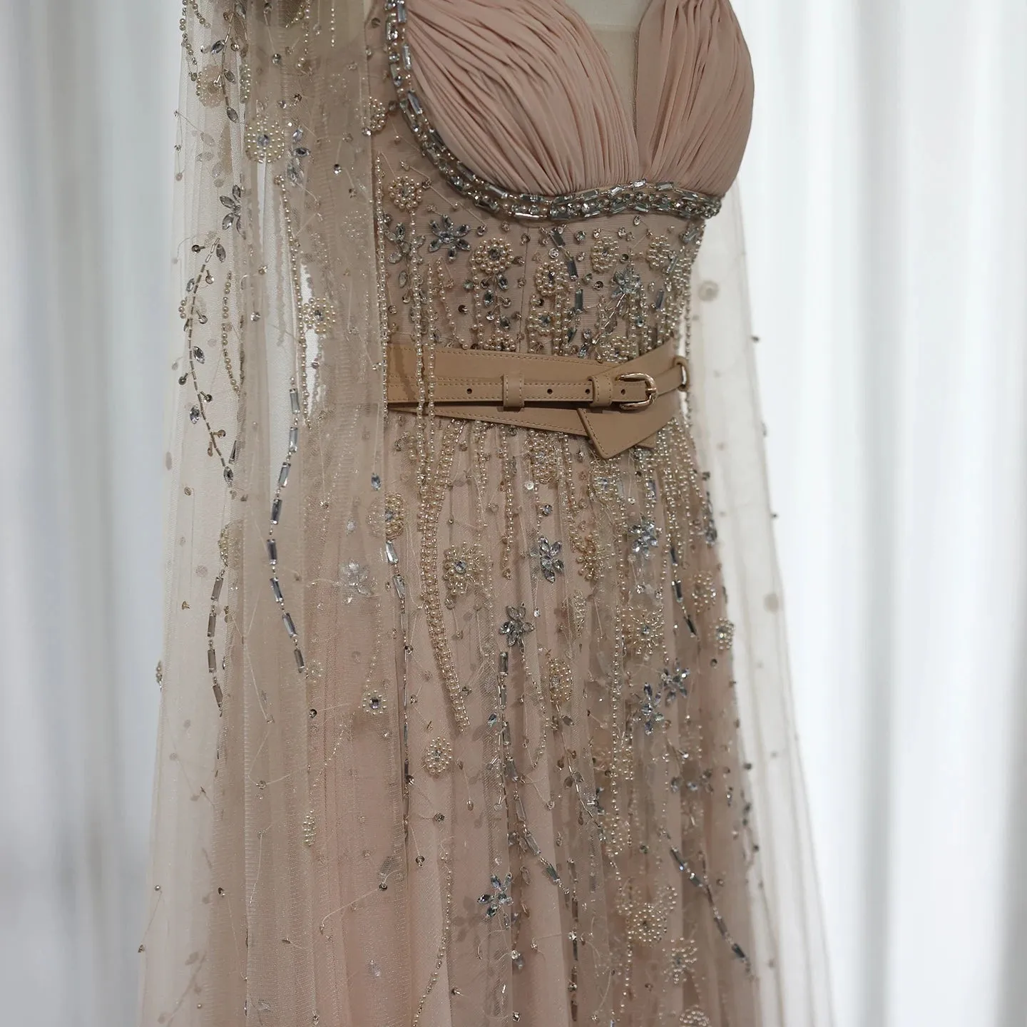 High Slit Arabian Party Gown
